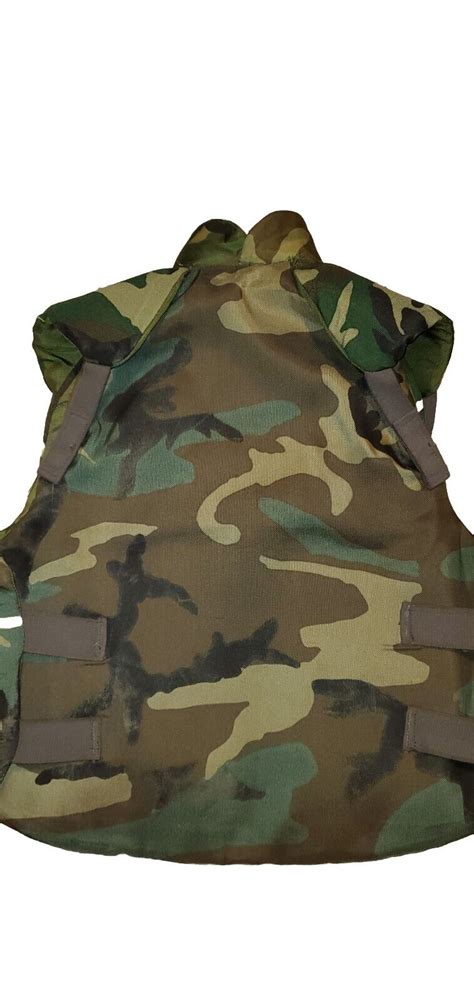 Vintage 80s Us Army Usgi Pasgt Woodland Camo M Fragmentation Flak Vest