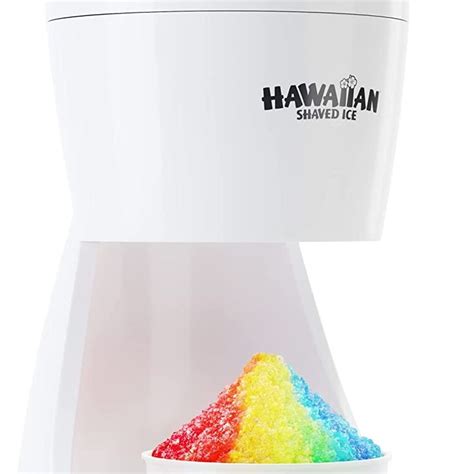 Hawaiian Shaved Ice S900a Snow Cone And Shaved Ice Machine With 2 Reusable Plastic Ice Mold Cups