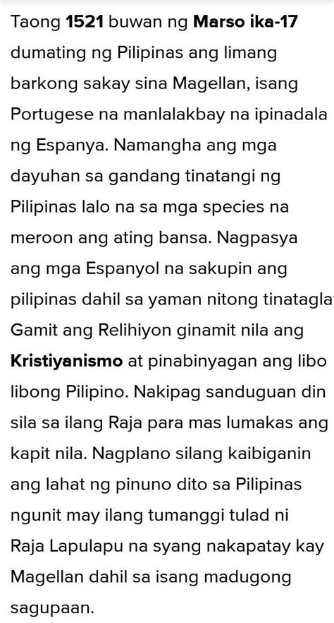 Mga Paraan Ng Pananakop Ng Spain Sa Pilipinas Brainlyph