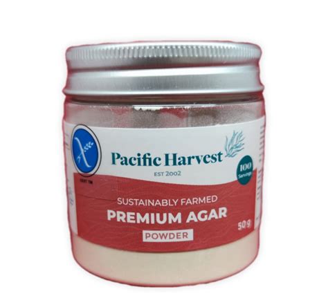 Pacific Harvest Premium Agar Powder 50g Black Bean Foods Natural