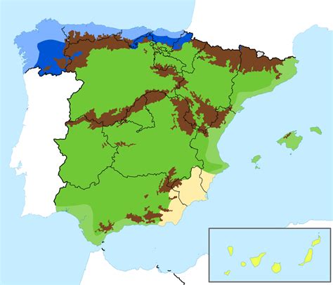 Spains Climates Diagram Quizlet
