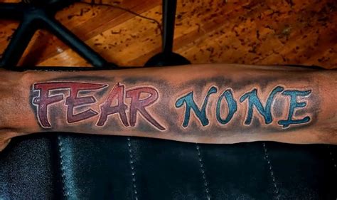 66 ”fear None” Tattoo Ideas For The Brave And The Courageous