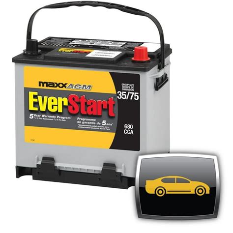 Everstart Prem Maxx Agm 3575 12 Volt Premium Agm Car Battery Group