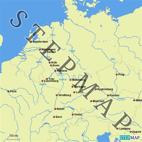 Im verlauf dieser arbeiten wurde der 550 kilometer lange verlauf des limes vermessen, in strecken eingeteilt und beschrieben. StepMap - Limes Verlauf - Landkarte für Deutschland