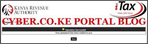 How To Recover Kra Password Using Kra Portal