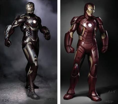 Iron Man 3 Concept Art Shows Off Some Very Cool Alternate Designs For