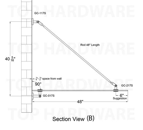 Visit the mitchell metals website to download cad drawings and specifications for entrance entrance and overhead support canopies. ⋆ Top Hardware Glass Canopy Awning Support The rod 39" or ...