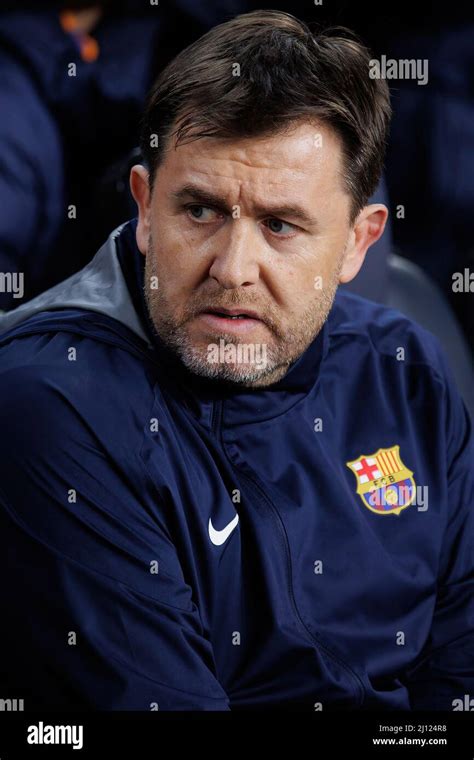 Barcelona Feb 27 The Assistant Coach Sergio Alegre During The La