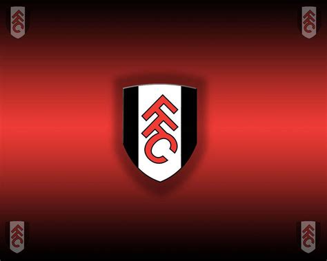 Download Fulham Fc Five Crests Red Background Wallpaper