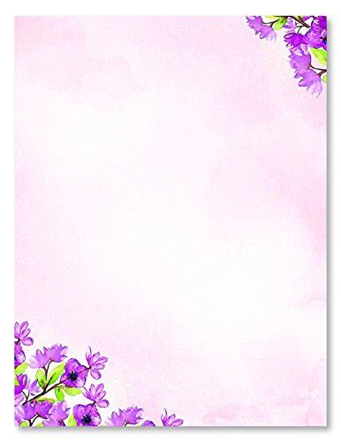 200 Stationery Writing Paper With Cute Floral Designs Perfect For