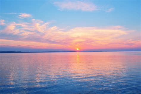 Free Photo Pastel Sunset Sky Beach Lake Clouds Finnish Max Pixel