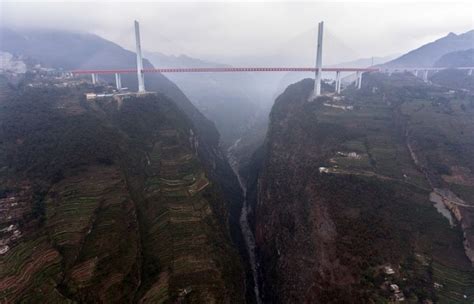 Worlds Highest Bridge Opens To Traffic In China Such Tv