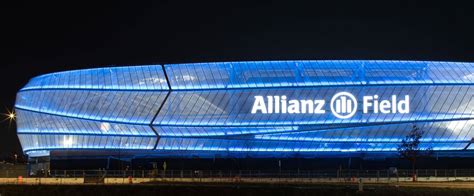 Dynamic Skin Highlights Allianz Field Metal Architecture