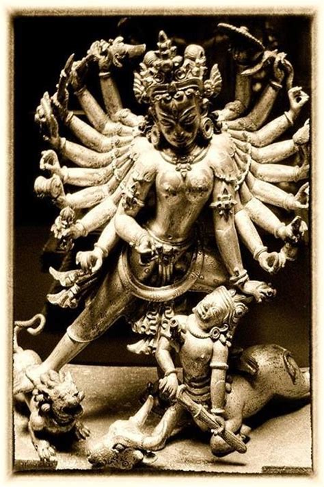 Durga Is A Most Fierce Aspect Of The Hindu Goddess Or Devi She Is Seen