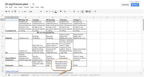 Lesson Plan Template Excel Spreadsheet — Db