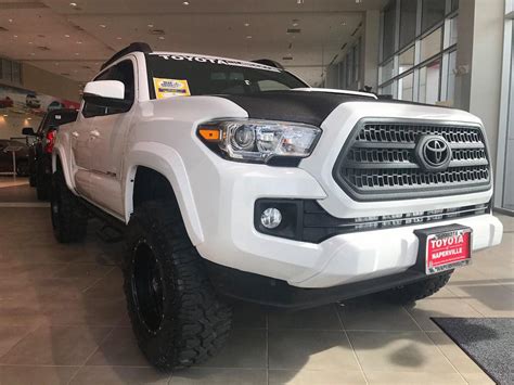 Toyota Tacoma White Custom Toyota Of Naperville Grill Toyota Of