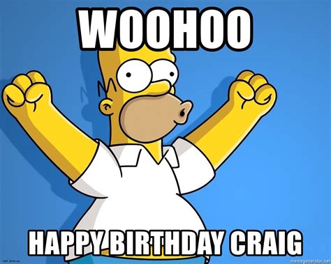 Happy Birthday Craig