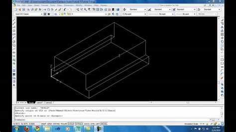 Autocad 3d Modeling Tutorial 3 Part 1 Youtube