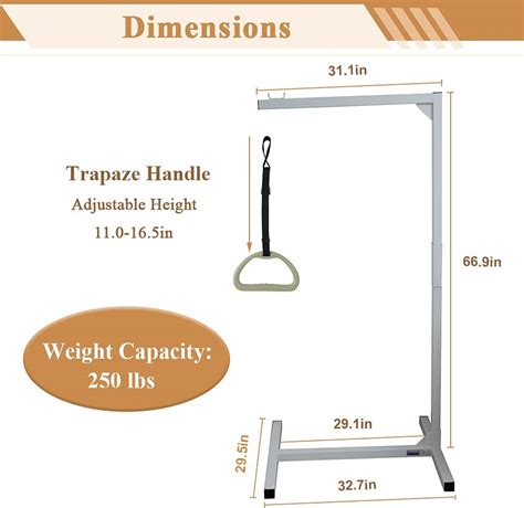Buy Trapeze Bar For Bed Trapeze Stand Bed Lift For Elderly Assist Aid