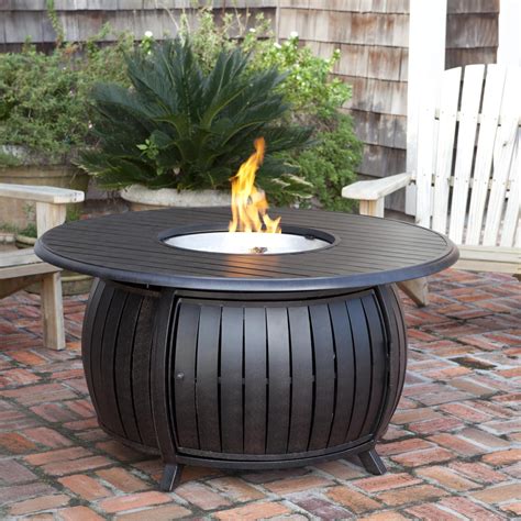 Gas line for fire pit. Grand Cooper 47-Inch Propane Gas Fire Pit Table By Fire ...