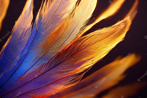 Premium Photo Abstract Background Silhouettes Of Flying Feathers Of