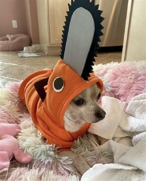 Anime Chainsaw Man Pochita Pets Cosplay Costume For Cat Dog Pet Uniform