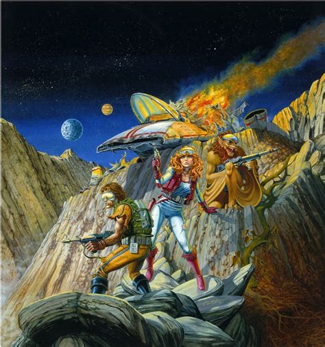 Star Frontiers Game Box Art By Jeff Easley Science Fiction Artwork