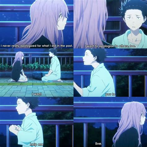 Sometimes we afntasize and create. Nishimiya Silent Voice Quotes | E Quotes Daily