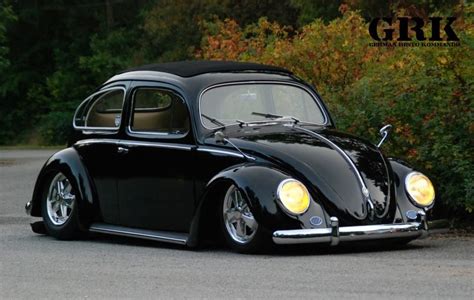 Black Oval Volkswagen Beetle Vintage Vw Vw Super Beetle
