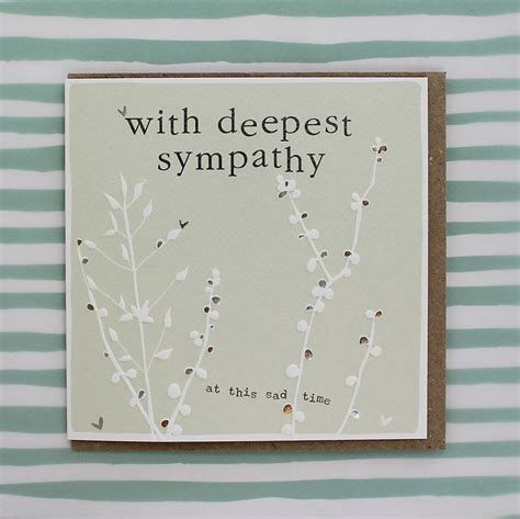 With Deepest Sympathy Card By Molly Mae®