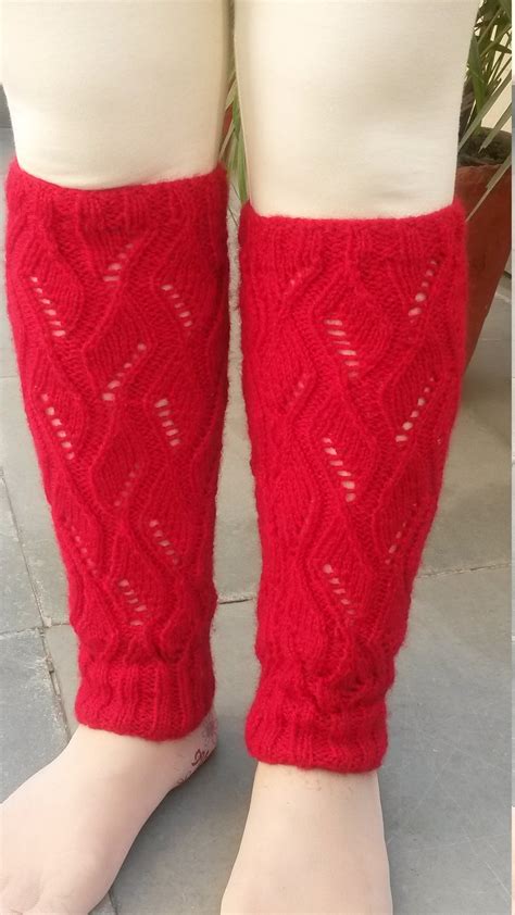 Red Leg Warmers Wool Leg Warmers Ladies Leg Warmers Etsy