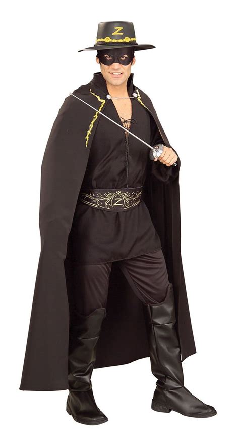 zorro costume for male female with hat and cloak zorro costume zorro costume women costume craze