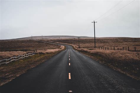 Cloudy Empty Road Wallpapers Wallpaper Cave