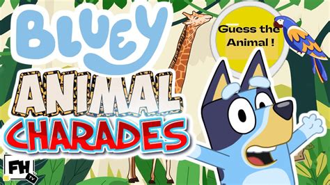 Bluey Animal Charades Can You Guess The Animal Disney Jr Challenge