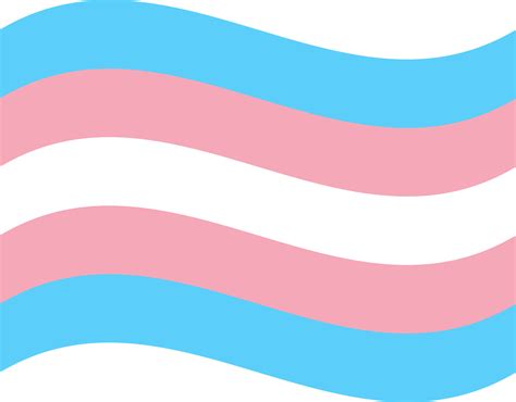 Transgender Pride Flag In Shape Trans Pride Flag 35062516 Png