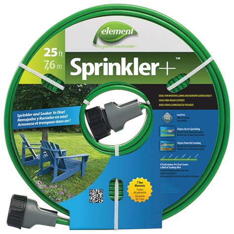 Home hardware's got you covered. 25 ft. Element Sprinkler & Soaker Hose - UnoClean