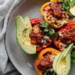Turkey And Quinoa Stuffed Peppers Becks Lives Healthy