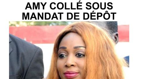 Placée Sous Mandat De Dépôt Amy Collé Dieng Rejoint Penda Bâ En Prison