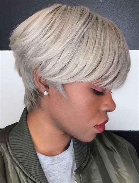 30 Top For Short Haircuts For Black Women With Gray Hair