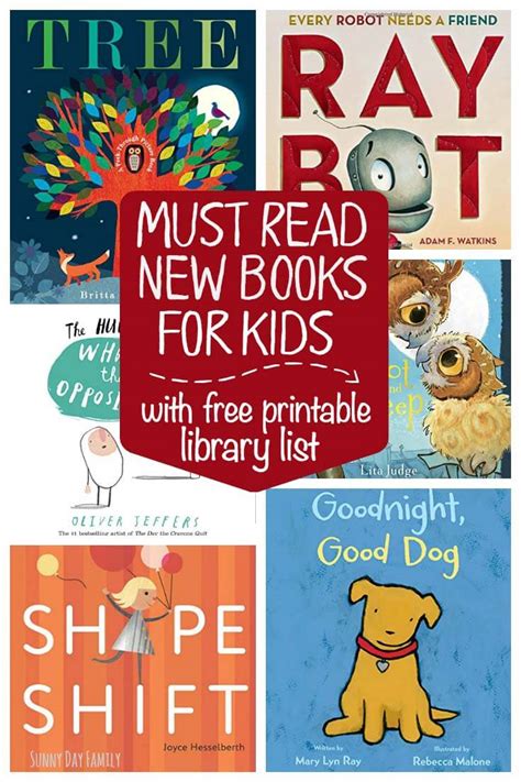 6 Must Read New Preschool Books Plus A Free Printable Library List