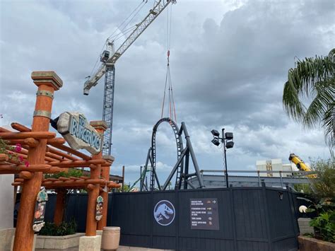 Photos New Inversion Loop And Additional Track For Jurassic Park