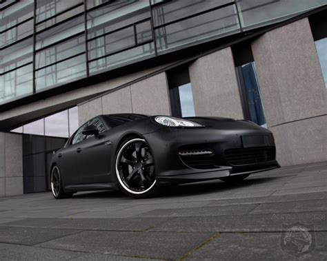 2010 Porsche Panamera Matte Black By Techart Autospies Auto News