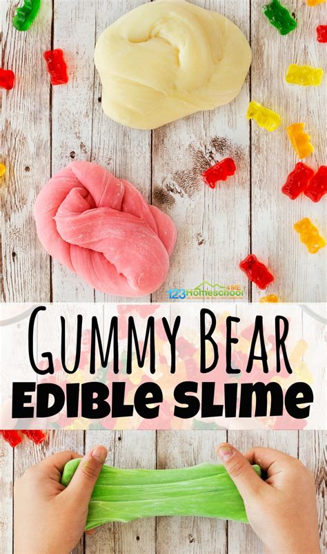 How To Make Edible Slime With Gummy Bears
