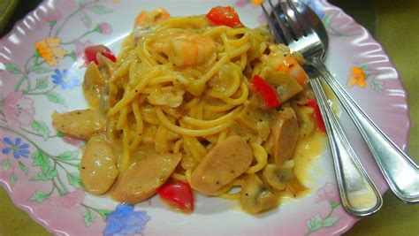 Resepi asli spaghetti carbonara tak guna double cream. MamaMia Kitchen: SPAGHETTI CARBONARA SIMPLE DAN SEDAP