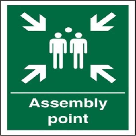 Safety Signages Assembly Point Sign 400 X 300mm Konga Online Shopping