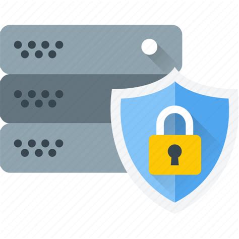 Data protection, data server protection, server lock, server protection, server safety icon