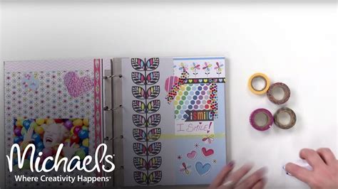 Second part of scrapbook tutorial series check out its first part in this link. Make a Memory Book | Scrapbooking Basics | Michaels - YouTube