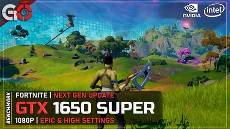 Gtx 1650 Super Fortnite Next Gen Updated Pc Epic Settings Youtube