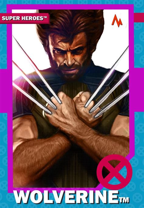 Wolverine X Men Trading Card Tan Art In 2021 Marvel Comic Universe X