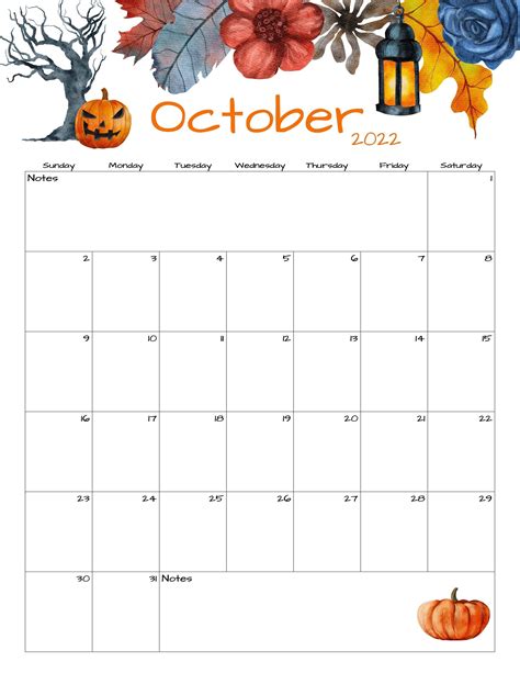 Cute October Calendar Printable Ubicaciondepersonascdmxgobmx